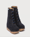 Made in Spain Lace-Up Suede Leather Boots EU25-EU31 Marino